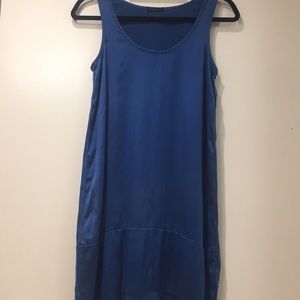 THEORY Silk Dress - Blue